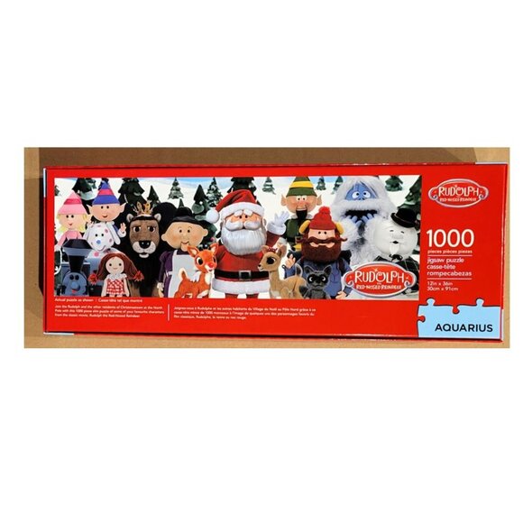 Aquarius RUDOLPH the RED NOSED REINDEER Jigsaw Puzzle 1000 pieces - Picture 5 of 8